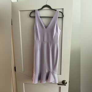 Lilac lavender purple knee length dress Betsey Johnson